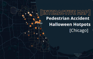 New study: pedestrian accident zones on Halloween in Chicago