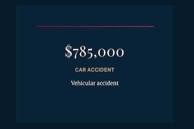 785k Car Accident Settlement